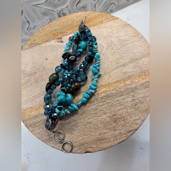 Bundle - Turquoise Beaded Bracelet and Ring Set - Picture 5 of 5